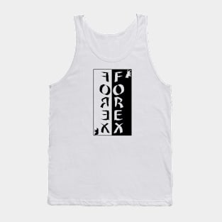 FOREX Yin and Yang White Tank Top